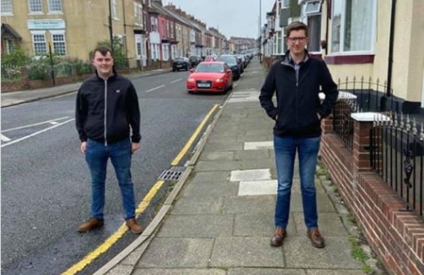 Image of Cllr Joshua McKeith and Sam Johnston