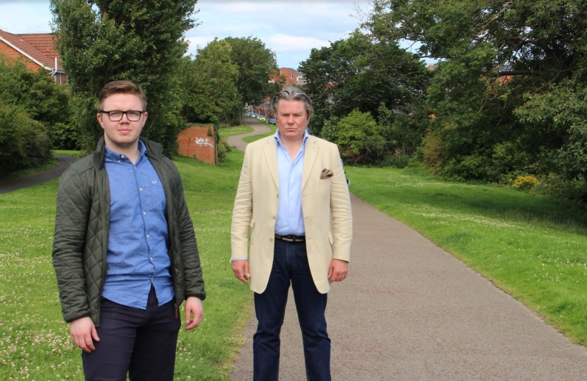 Image of Cllr Dr Antony Mullen and Duncan Crute