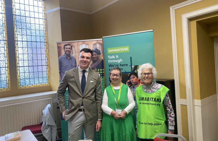 Lyall with the Samaritans 