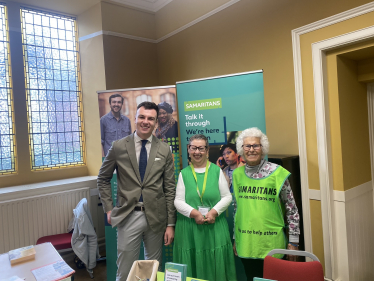 Lyall with the Samaritans 