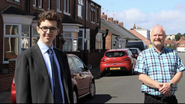 Michael and James in Fulwell street